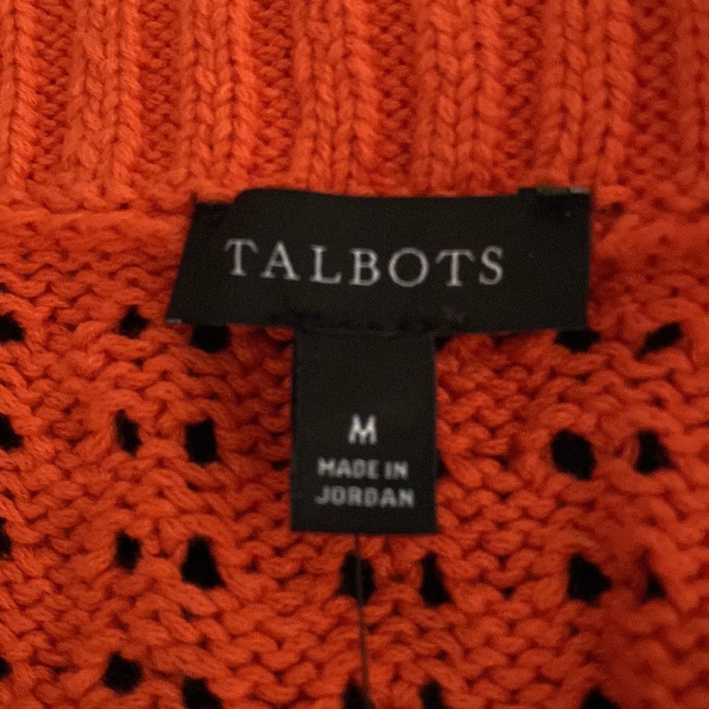 NWT Talbots Open Weave Sweater - Picture 5 of 6